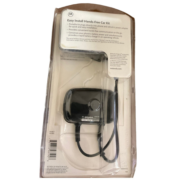 Motorola Wireless Telephone Accessory Easy Install Handsfree Car Kit- SYN0508A - Picture 3 of 5